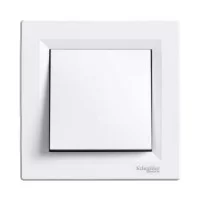 1-клавішний вимикач Schneider Asfora перехресний Білий (EPH0500121)