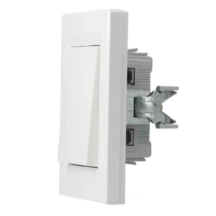 в продаже 1-клавишный выключатель Schneider Asfora перехрестный Белый (EPH0500121) - фото 3