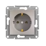 Розетка с заземлением Schneider Asfora Бронза (EPH2900169)