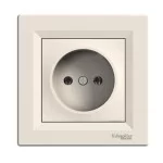 Розетка Schneider Asfora без заземления Крем (EPH3000123)