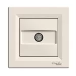 Розетка TV Schneider Asfora кінцева Крем (EPH3200123)