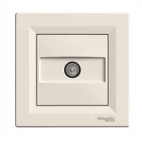 Розетка TV Schneider Asfora кінцева Крем (EPH3200123)