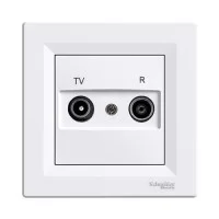 Розетка TV-R Schneider Asfora конечная Белая (EPH3300121)