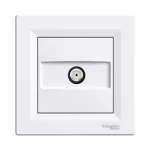 Розетка SAT Schneider Asfora кінцева Біла (EPH3700121)