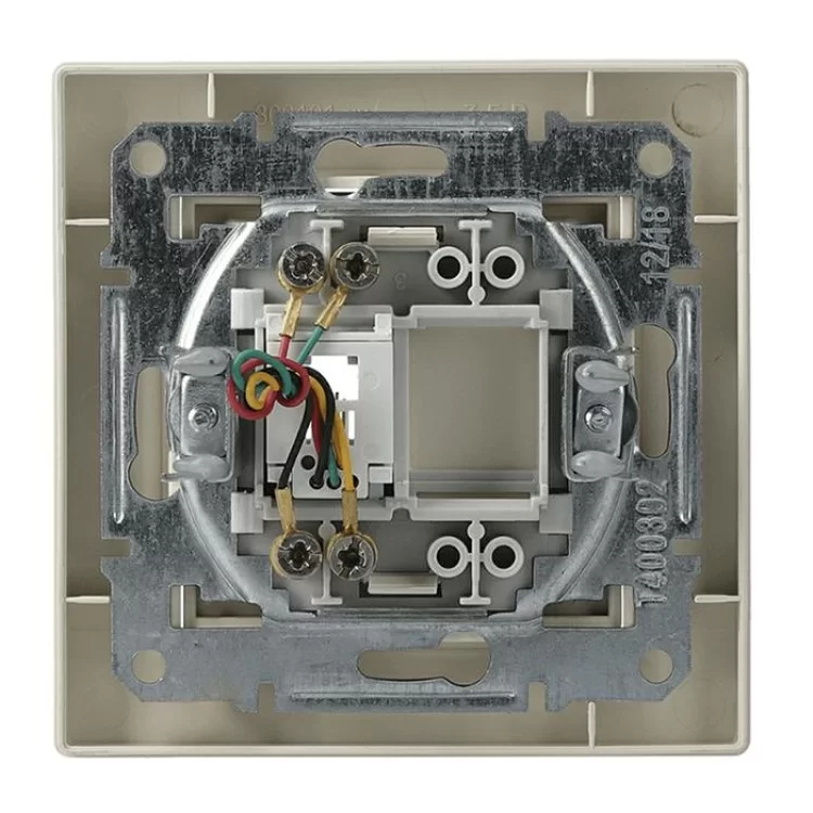 Розетка телефонна RJ11 4 контакти кремова Asfora, EPH4100123 відгуки - зображення 5