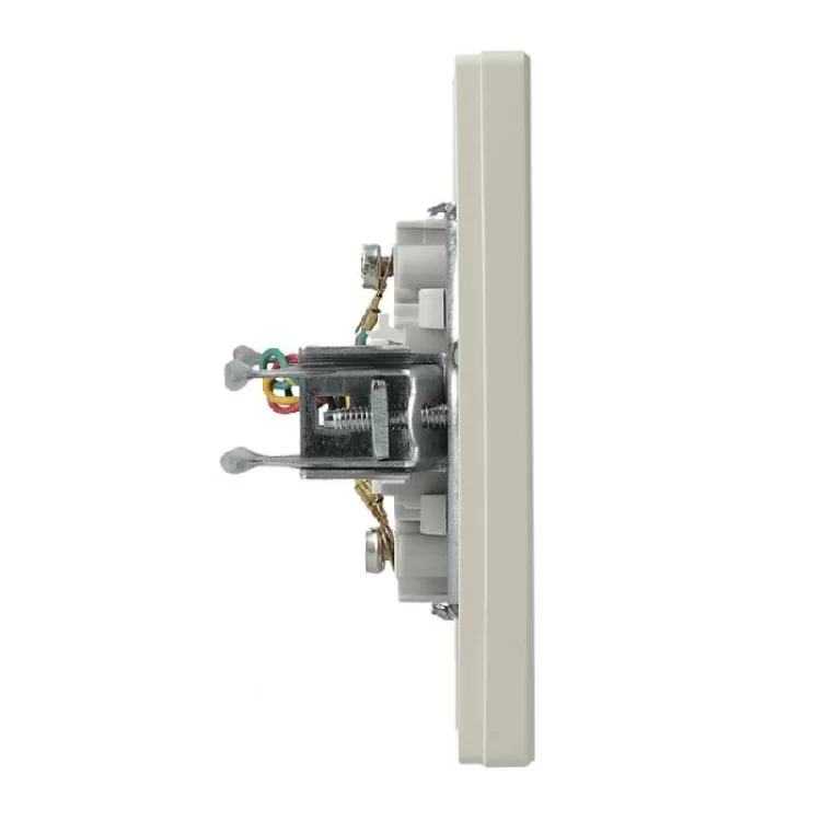 в продажу Розетка телефонна RJ11 4 контакти кремова Asfora, EPH4100123 - фото 3