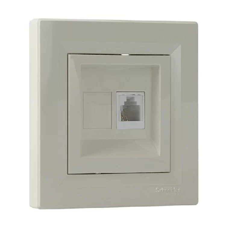 продаємо Розетка телефонна RJ11 4 контакти кремова Asfora, EPH4100123 в Україні - фото 4