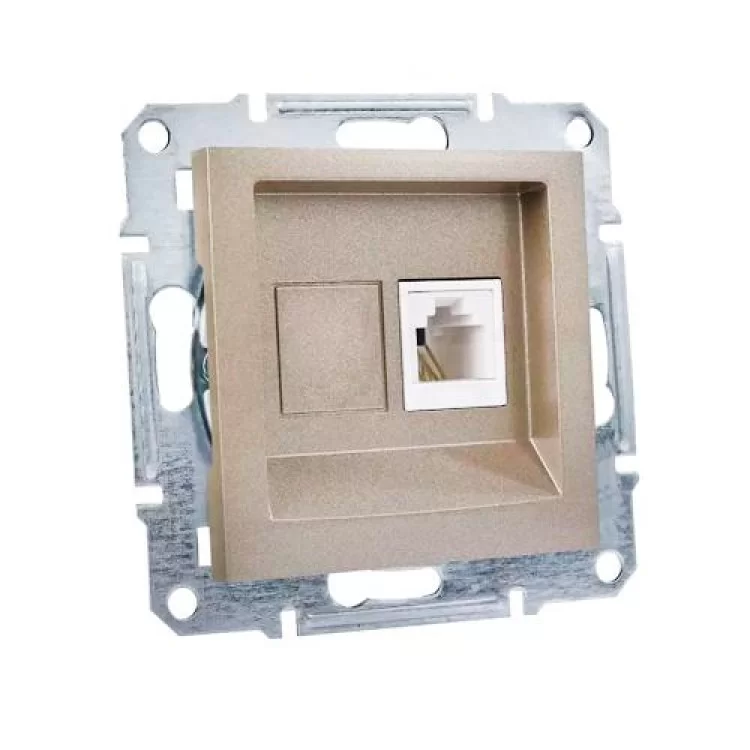 Розетка телефонна Schneider Asfora Бронза (EPH4100169) - фотографія 2