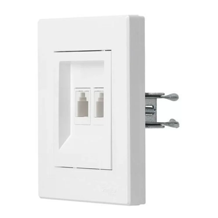 в продажу Розетка подвійна телефонна Schneider Asfora кінцева Біла (EPH4200121) - фото 3