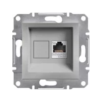 Розетка comp. kat5e UTP Schneider Asfora Алюміній (EPH4300161)