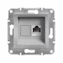 Розетка comp. kat5e UTP Schneider Asfora Алюміній (EPH4300161)