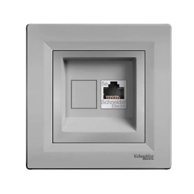 продаємо Розетка comp. kat5e UTP Schneider Asfora Алюміній (EPH4300161) в Україні - фото 4