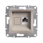 Розетка RJ45 UTP Schneider Asfora Бронза (EPH4300169)