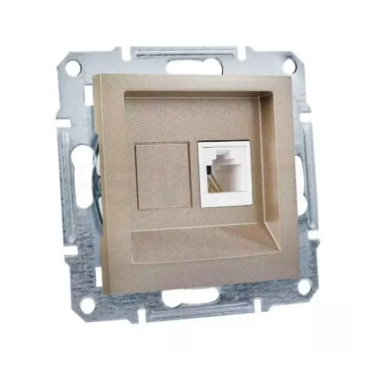 Розетка RJ45 UTP Schneider Asfora Бронза (EPH4300169) - фотографія 2