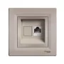 Розетка RJ45 UTP Schneider Asfora Бронза (EPH4300169)