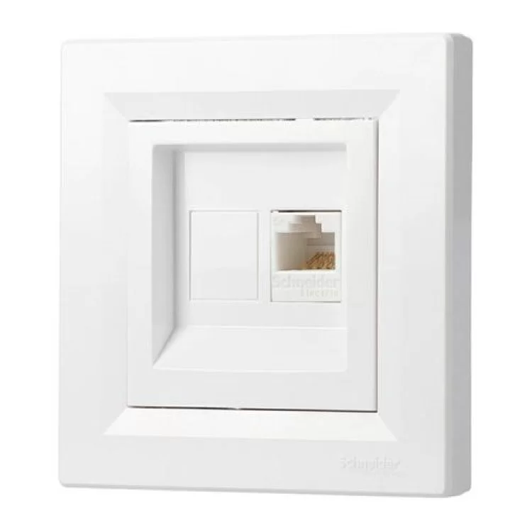 в продаже Розетка компьютерная Schneider Asfora kat5e STP Белая (EPH5000121) - фото 3