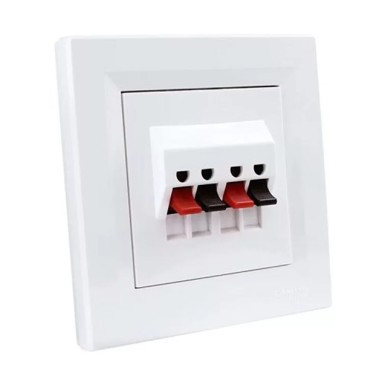 Розетка аудіо Schneider Asfora Біла (EPH5700121) - фотографія 2