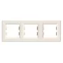 Рамка Schneider Asfora 3-місна горизонтальна Крем (EPH5800323)