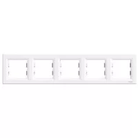 Рамка Schneider Asfora 5-місна горизонтальна Біла (EPH5800521)