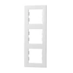 Рамка Schneider Asfora 3-местная вертикальная Белая (EPH5810321)