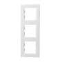 Рамка Schneider Asfora 3-местная вертикальная Белая (EPH5810321)