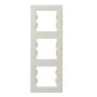 Рамка Schneider Asfora 3-місна вертикальна Крем (EPH5810323)