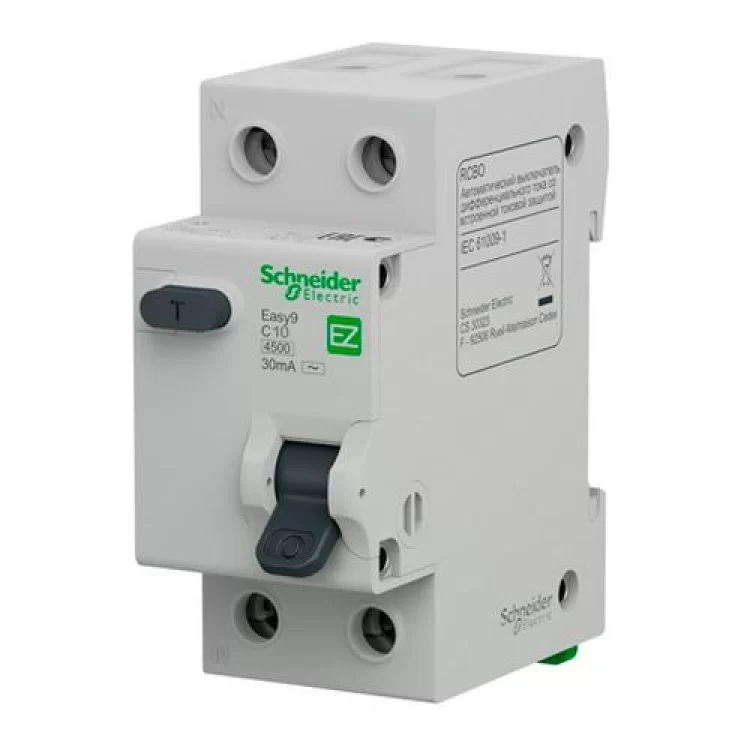 Дифференциальный автоматический выключатель 1P+N 10A C Easy9 Schneider Electric (EZ9D34610)