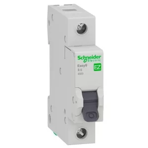 Автоматичний вимикач EZ9 1p 6A В Easy9 Schneider Electric (EZ9F14106)