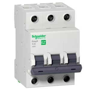 Автоматичний вимикач EZ9 3p 25A В Easy9 Schneider Electric (EZ9F14325)