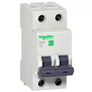 Автоматичний вимикач EZ9 2p 50A C Easy9 Schneider Electric (EZ9F34250)