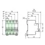 Автоматический выключатель EZ9 3p 6A C Easy9 Schneider Electric (EZ9F34306)