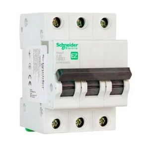 Автоматичний вимикач EZ9 3p 63A C Easy9 Schneider Electric (EZ9F34363)