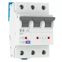 Триполюсний автомат SEZ 63 D 25А 3P (PR63D25А)