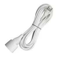 Подовжувач PiN 1p 5м без заземлення білий (801101)