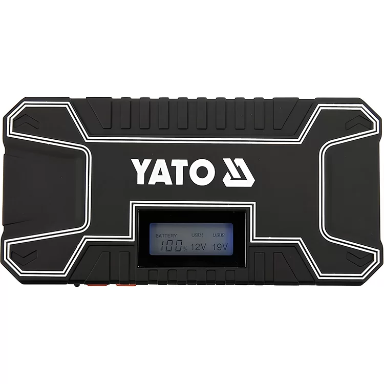 Автономний пусковий пристрій YATO 12000 мАч із LCD дисплеєм (YT-83082) ціна 4 650грн - фотографія 2