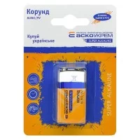 Батарейка лужна 6LR61, BP1 Корунд 9В АскоУкрем