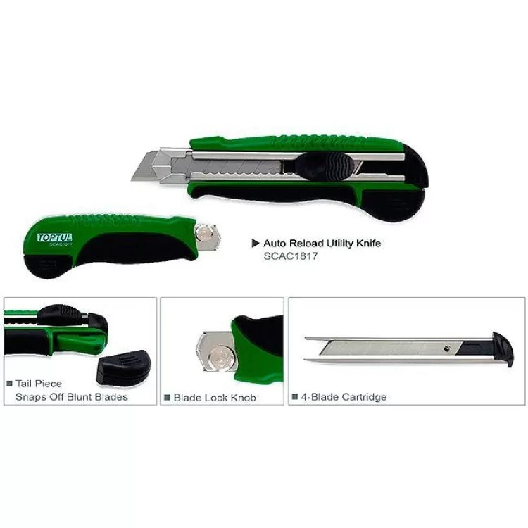 Нож TOPTUL SCAC1817 цена 407грн - фотография 2