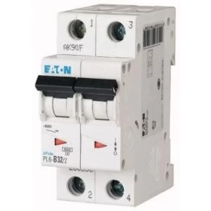 Автоматический выключатель Eaton (Moeller) PL6-C32/2 (286570)
