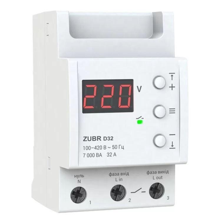 Реле контроля напряжения ZUBR D32