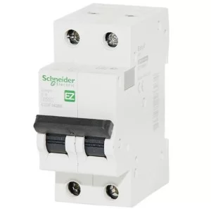 Автоматический выключатель Schneider Electric Easy9 2P 6A хар-ка C 4,5кА EZ9F34206