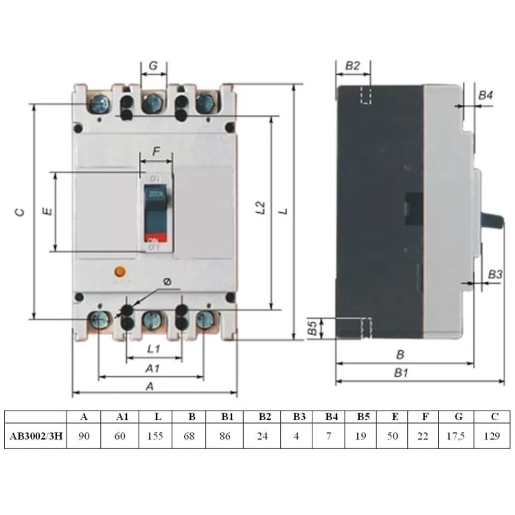 Автоматический выключатель ПРОМФАКТОР АВ3002/3 Н 25 ціна 1 730грн - фотографія 2