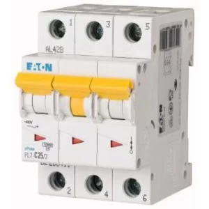 Автоматический выключатель Eaton (Moeller) PL7-D25/3 (263423)