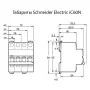 Автоматический выключатель Schneider Electric iC60N 1P 16A хар-ка C 6кА