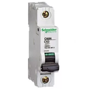 Автоматический выключатель Schneider Electric iC60N 1P 6A хар-ка C 6кА