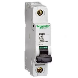 Автоматический выключатель Schneider Electric iC60N 1P 20A хар-ка C 6кА