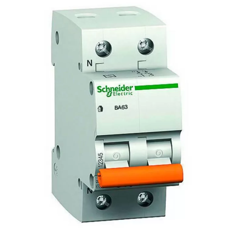 Автоматический выключатель Schneider Electric ВА63 1P+N 40A хар-ка C 4,5кА 11217