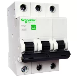 Автоматический выключатель Schneider Electric Easy9 3P 6A хар-ка C 4,5кА EZ9F34306