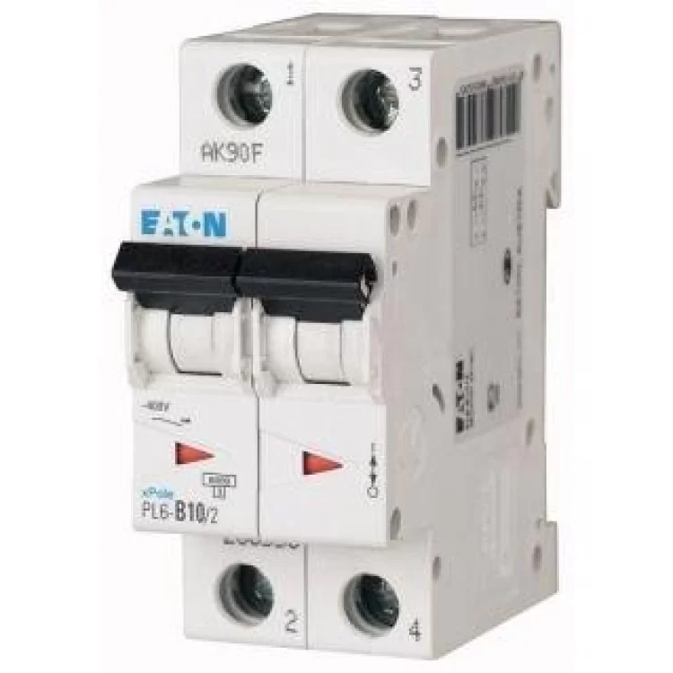 Автоматический выключатель Eaton (Moeller) PL6-C10/2 (286565)