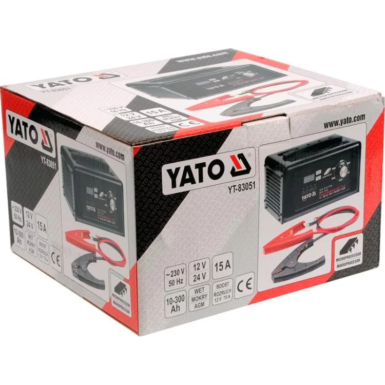 Зарядное пусковое устройство Yato YT-83051 ціна 7 370грн - фотографія 2