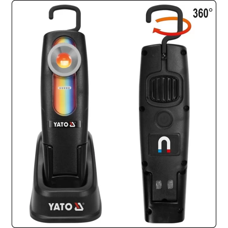 Лампа для подбора цвета краски YATO - YT-08509 характеристики - фотографія 7